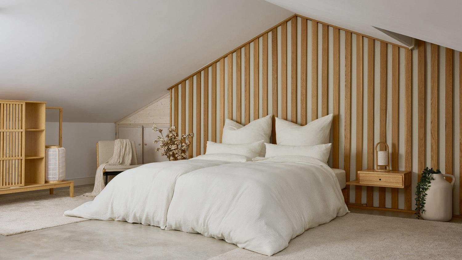 Erwachsenenbettwäsche in der Farbe Morgentau aus 100% GOTS-zertifizierter Biobaumwolle, nachhaltig, Musselin